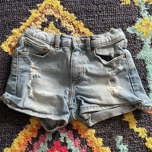 Zara girls jean shorts 8